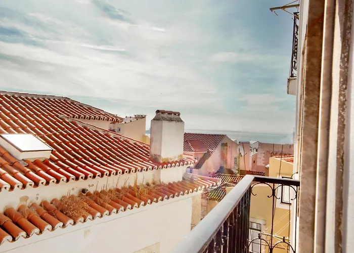 Tejo View At Alfama Stairs With Terrace Apartment